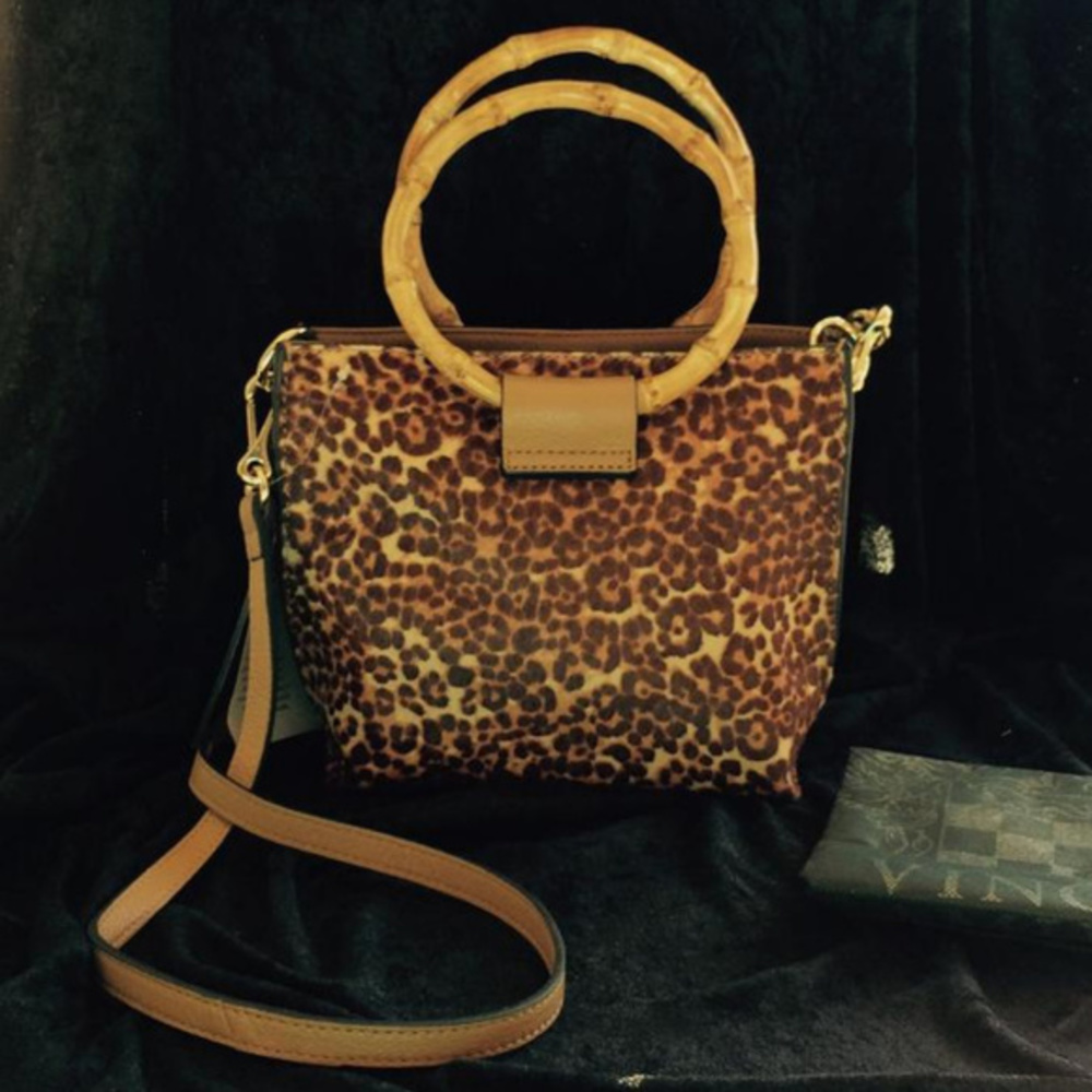 Vince Camuto Leather & Calf Hair Crossbody - Picture 5 of 8